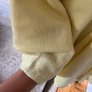 Banana Yellow Fleece Scrap - 22in x 50in
